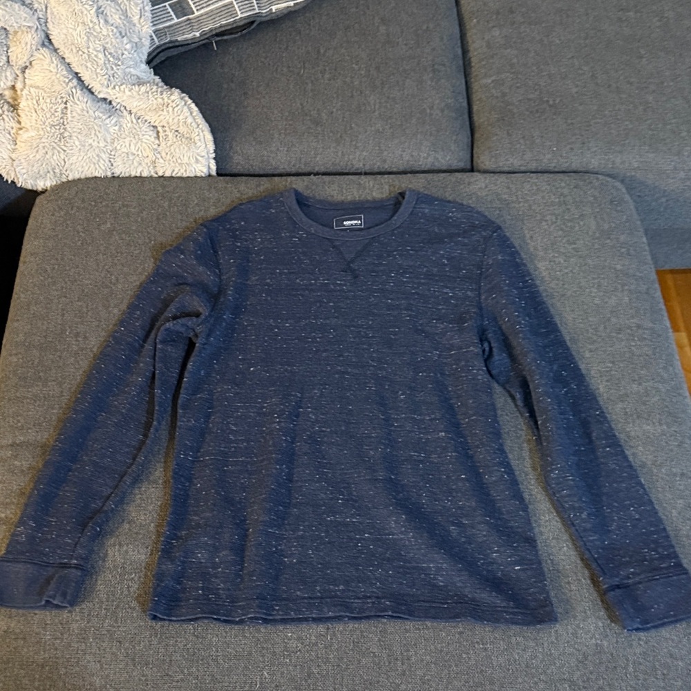 Sonoma Men's Long Sleeve Tee - Navy Blue